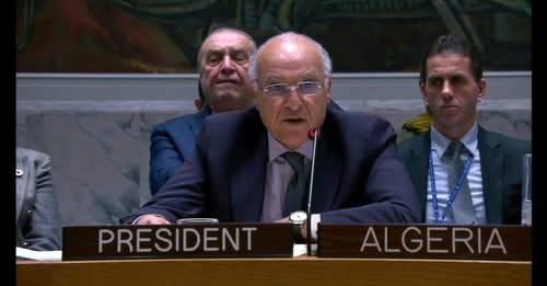 كلمة وزير الدولة، وزير الشؤون الخارجية والجالية الوطنية بالخارج والشؤون الإفريقية، #السيد_أحمد_عطاف، خلال الاجتماع رفيع المستوى لمجلس الأمن الدولي🇺🇳، حول مكافحة الإرهاب في إفريقيا، تحت عنوان: “صون السلم والأمن الدوليين: مكافحة الإرهاب في إفريقيا”.